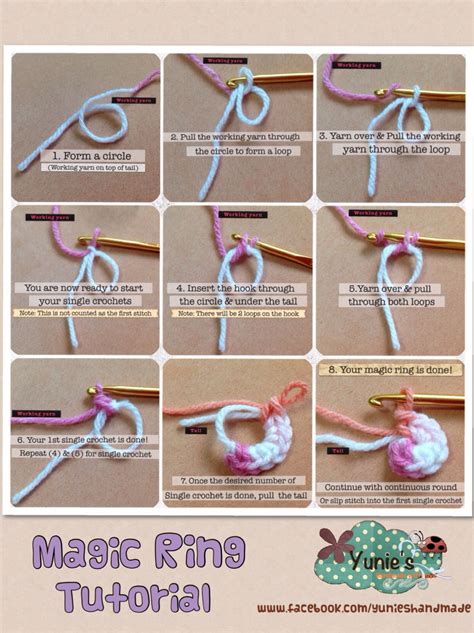 Printable Crochet Magic Ring Instructions - Printable Word Searches