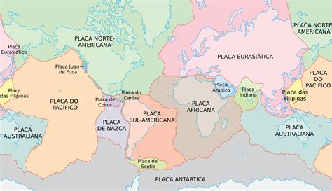 Parte De Placas Tectônicas Ficam Cobertas Pelos Oceanos