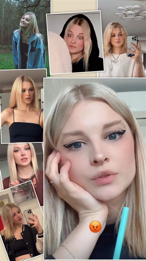 a collage of photos with different women in them