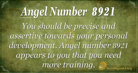 Angel Number 8921 Meaning: Consistent Growth - SunSigns.Org