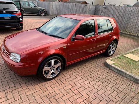 mk vw golf gti turbo  canyon red metallic fantastic condition