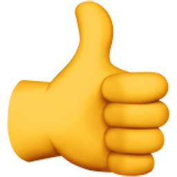 Thumbs Up Emoji (U+1F44D)