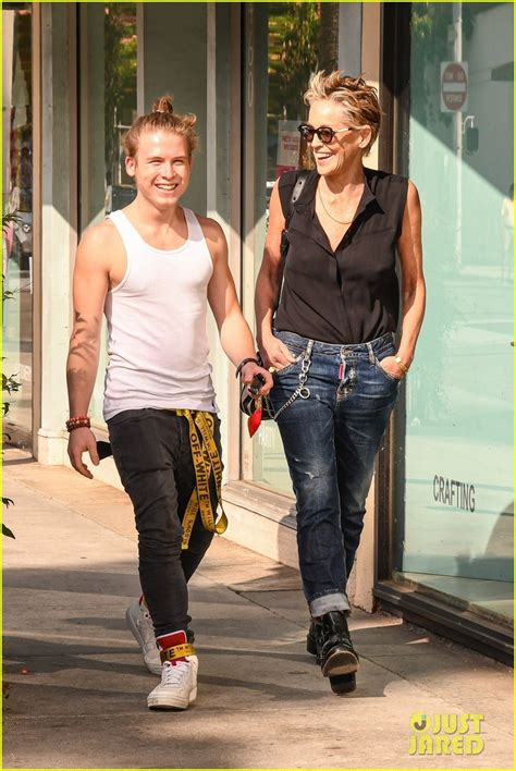 Photo: sharon stone with her son roan 58 | Photo 4586113 | Just Jared ...