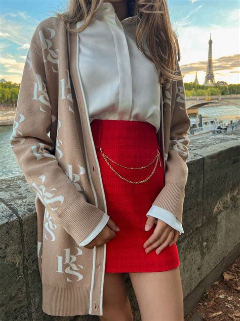 Удлиненный кардиган с крупным принтом :: LICHI - Online fashion store