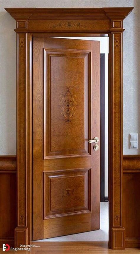 Top 45 Beautiful And stylish Wooden Door Design Ideas - Engineering ...