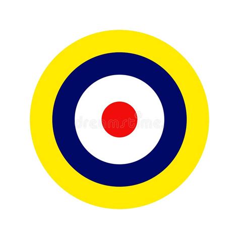 air force roundel stock vector illustration  force