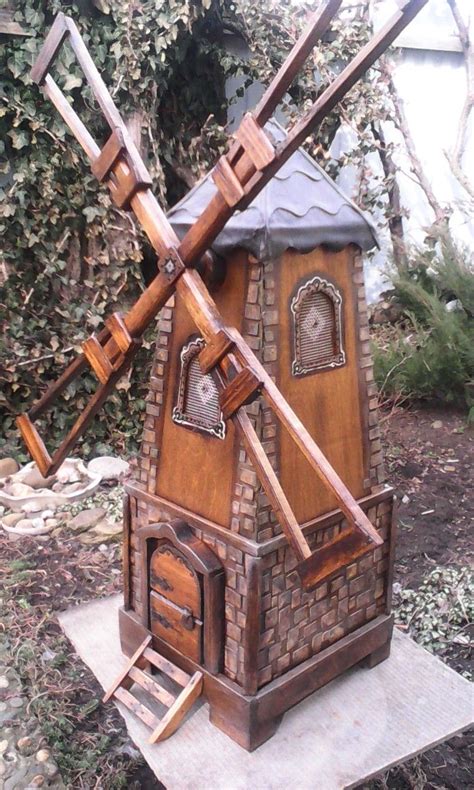 Мельница декоративная | Idee legno, Idee, Legno