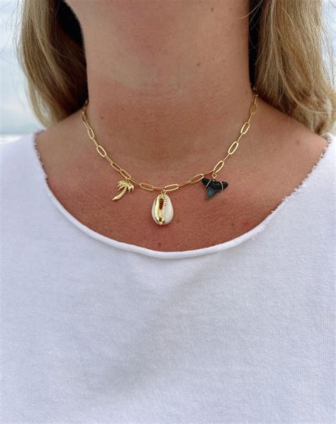 Shark Tooth Necklaces – SALTYGLOW