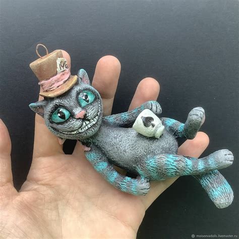 Елочная игрушка Чеширский кот в интернет-магазине Ярмарка Мастеров по ...
