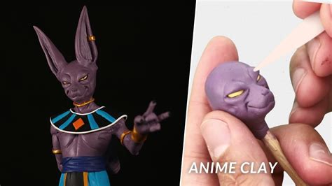 Sculpting Beerus with Polymer Clay | Dragon Ball Super Clay Figure ...
