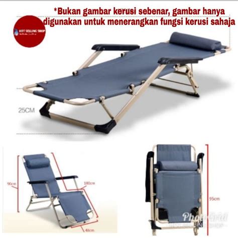 kerusi malas kerusi lipat shopee malaysia