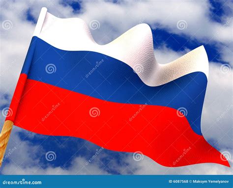 Flaga Rosji ilustracji. Ilustracja złożonej z flaga, patriotyzm - 6087568