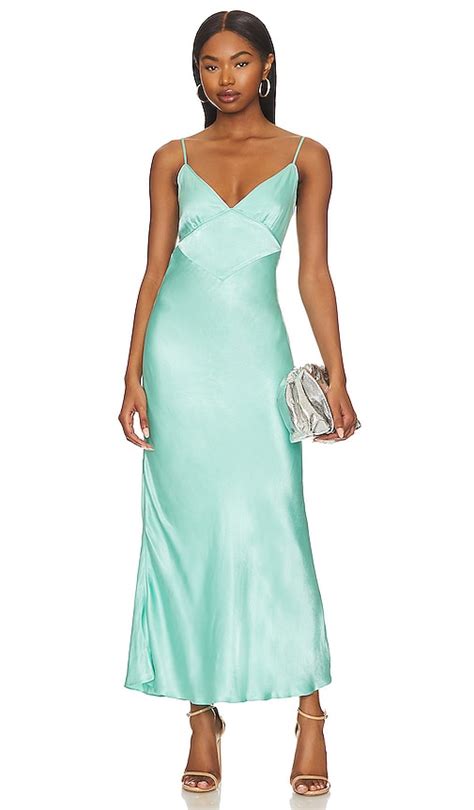 Bardot Malinda Slip Dress in Aqua | REVOLVE