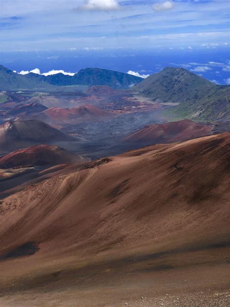 View from the top of Mount Haleakala in Maui, HI. Wasn’t expecting such