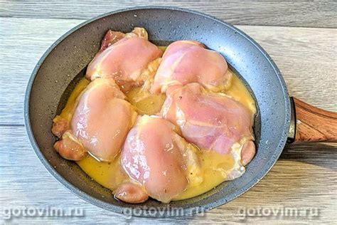 Куриные бедра в медово-горчичном соусе. Рецепт с фото