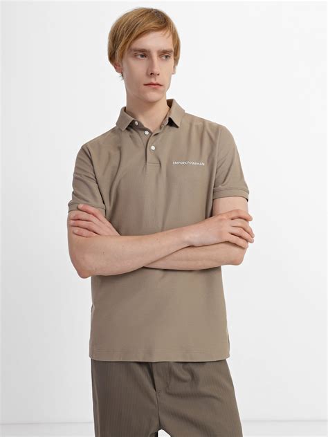 Поло с коротким рукавом Emporio Armani 3R1F74-1JCYZ-0144 для мужчин ...