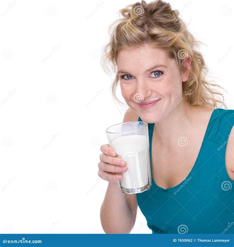 A glass of milk stock photo. Image of fitness, female - 7650062
