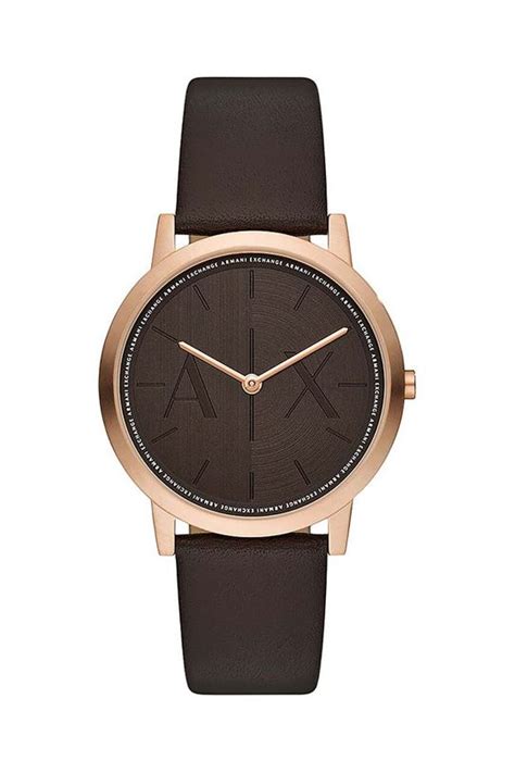 Часы Armani Exchange мужской цвет коричневый | ANSWEAR.ua