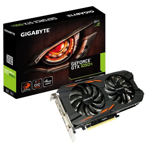 Gigabyte GeForce GTX 1050Ti OC WindForce 4GB GDDR5 | PcComponentes.com