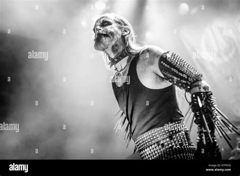 The Norwegian black metal band Gorgoroth performs a live concert at ...