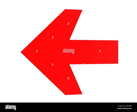 red arrow   left stock photo alamy
