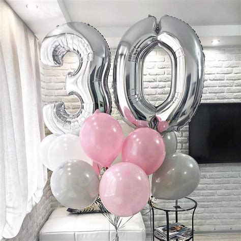 Купить воздушные шары на 30 летие в интернет-магазине perfectparty.ru