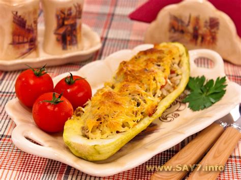 Фаршированные кабачки