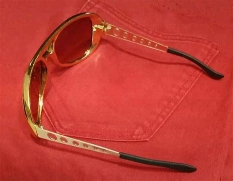 Elvis Sunglasses Gold color Occhiali da sole - Lenti brown OFFERTA ...