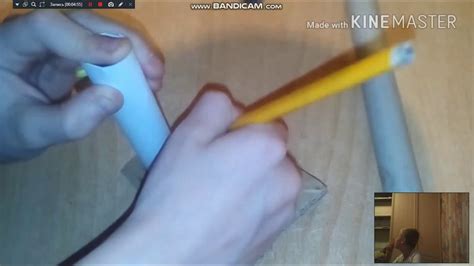 шольник сделал вейп из бумаги - YouTube