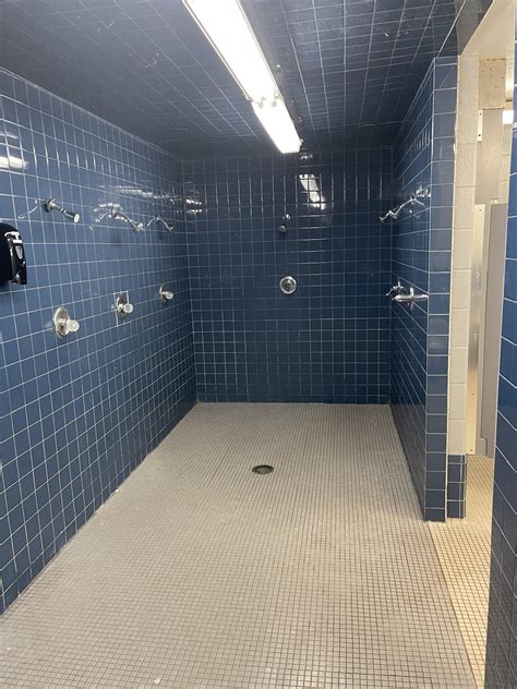Communal showers in the pool and dive center in my neck of the woods