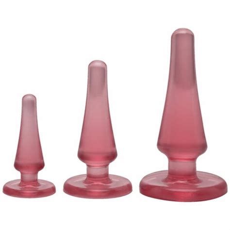 Doc Johnson Crystal Jellies Anal Initiation Kit Pink for sale online | eBay