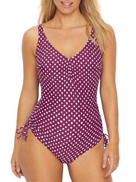 Santa Monica Underwire One-Piece Swimsuit - Walmart.com