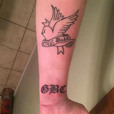 Lil peep crybaby tattoo - actionmine