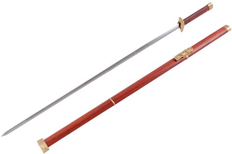 Espada Jin, Scarlet Sunrise - Acero de Damasco, Forja LK Chen ...