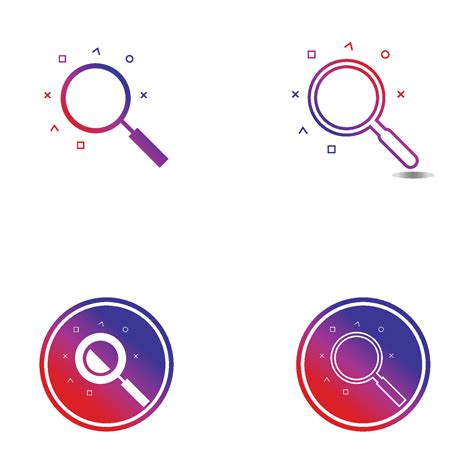 search vector logo icon design background  vector art  vecteezy