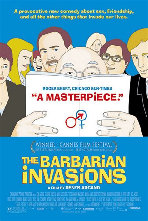 The Barbarian Invasions (aka Les Invasions Barbares) Movie Poster (#3 ...