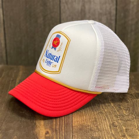 Natural Light Hat - Natural Light Label - Foam Trucker Hat - Snapback ...