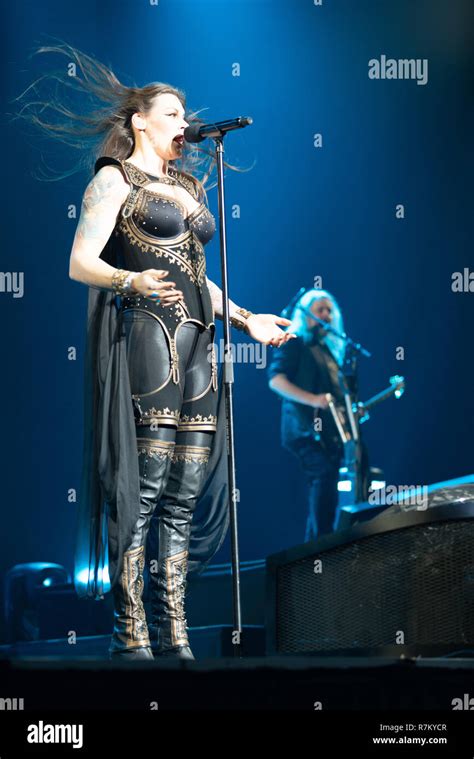 Birmingham, United Kingdom, 10 December 2018. Lead Singer FLOOR JANSEN ...
