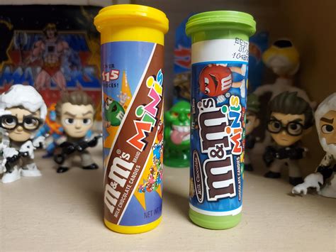 Original M&M's Minis tube (1996) VS New M&M's Minis tube(2021