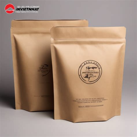 tui zip giay kraft  cua  lay lien theo yeu cau