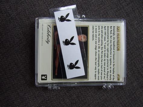 Playboy's Playboy OCTOBER - Joey Heatherton - Complete 3 Card Chase Set