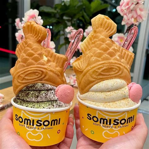somisomi soft serve taiyakis instagram profile post  rich
