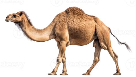 un camello ese es caminando en frente con alfa canal 44428119 PNG