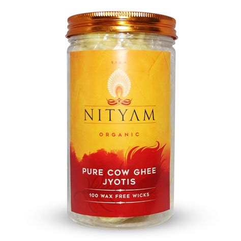 Nityam Wicks Soaked in Pure Cow Ghee Ghee Wicks/Readymade Ghee Cotton