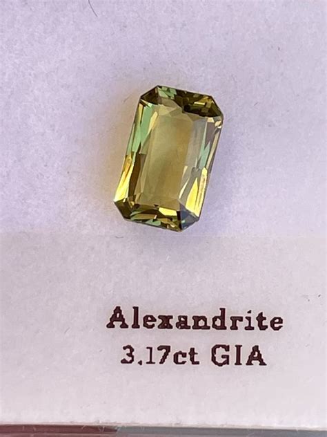 1 pcs Color change Alexandrite - 3.17 ct - Catawiki