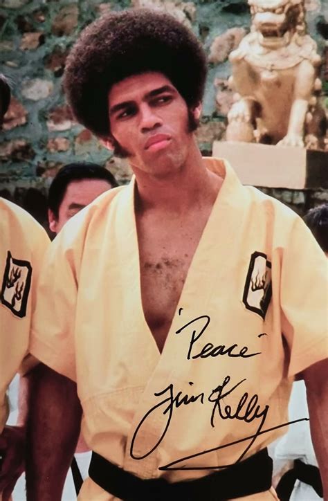 Jim Kelly, as Williams in the Way of the Dragon With Bruce Lee, Signed