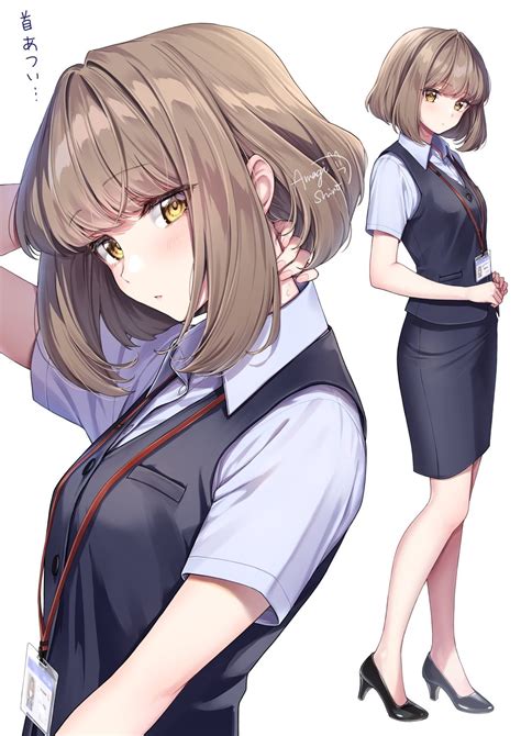 Cute Receptionist : r/formalwaifus