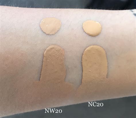 MAC Studio Fix Fluid NW20 vs NC20 : r/OliveMUA