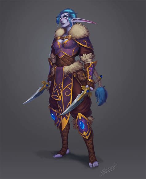 Rogue night elf, Nolhan Colombani | World of warcraft, Warcraft