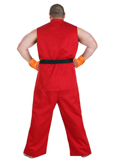 Plus Size Street Fighter Ken Costume for Men